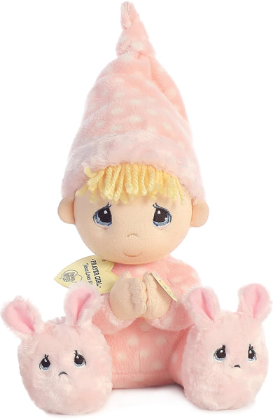 Aurora® Inspirational Precious Moments™ Precious Prayer Girl Stuffed Animal - Cherished Memories - Enduring Comfort - Pink 9.5 Inches