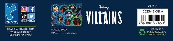 Ceaco - Disney Villains - 500 Piece Jigsaw Puzzle