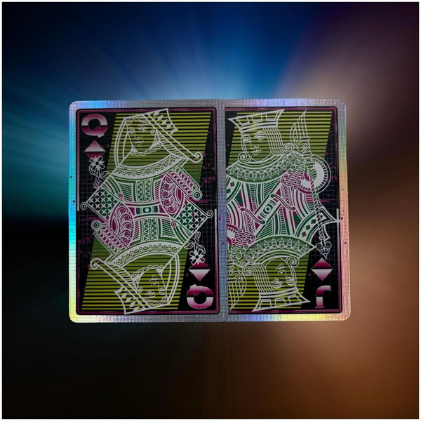 Kings Wild Project VHS 1982 Holographic Playing Cards (2024 4th Of July Edition) - Retro Luxury Deck by Jackson Robinson, Collectible Deck
