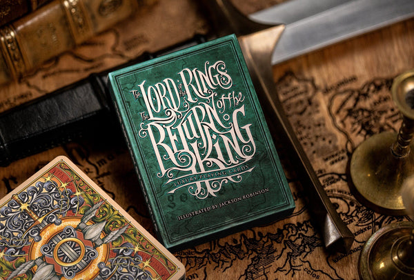 Kings Wild Project The Lord of The Rings: The Return of the King Luxury Playing Cards, Standard Edition, Poker Size Custom Index