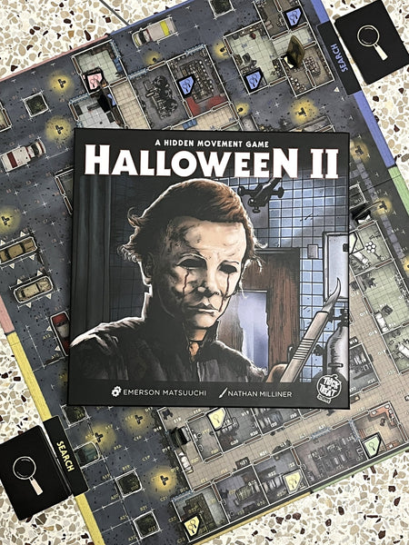 Trick Or Treat Studios Halloween 2 Board Game - Hidden Movement Strategy Game Inspired by Halloween II, Suspenseful Gameplay, 2-4 Players, Ages 14+