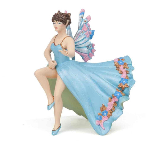 Papo Blue Sidesaddle Riding Elf Toy Figurine (38828)