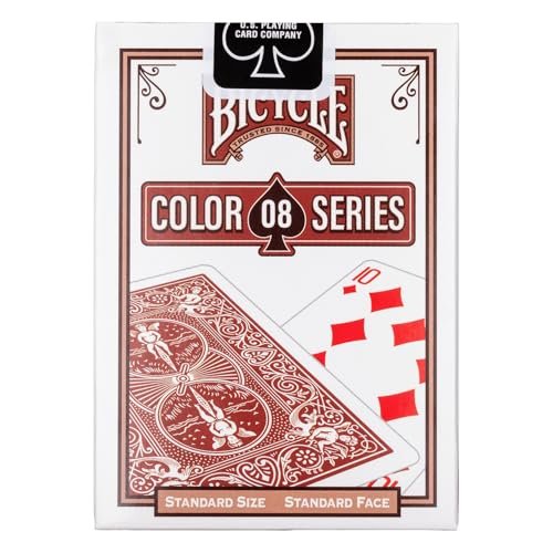 Bicycle Color Series #8 Cinnamon Playing Cards, Poker Size Standard Index