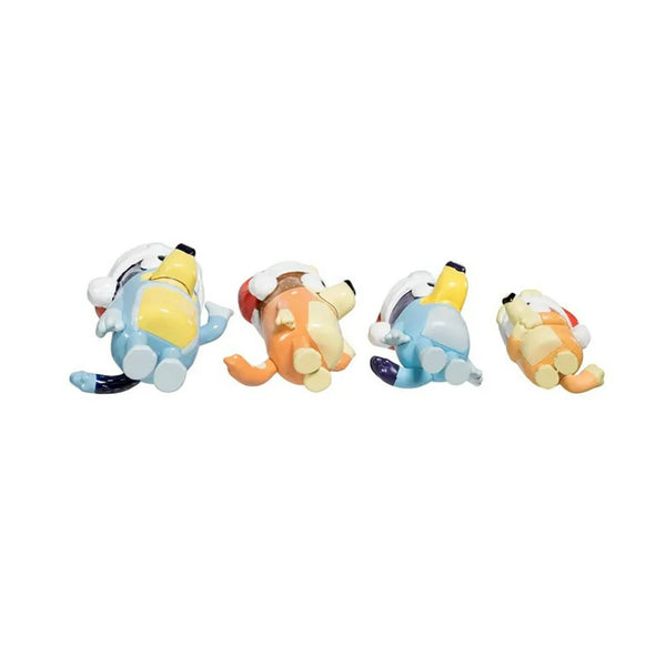 Kurt S. Adler Bluey and Family Ornaments 4-Piece Set, Multicolor 4"