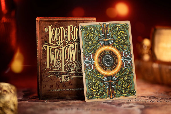 Kings Wild Project The Lord of The Rings: The Two Towers Luxury Playing Cards, Standard Edition, Poker Size Custom Index