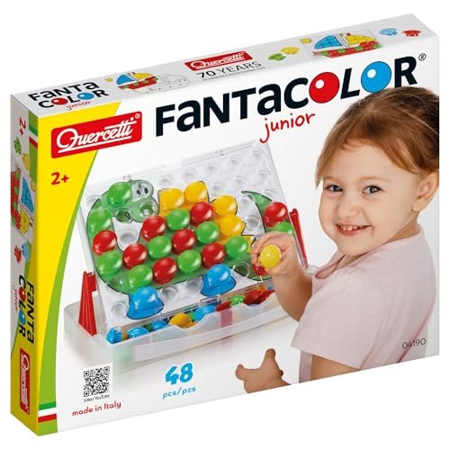 Quercetti Fantacolor Junior Box Mosaic Pegboard Set