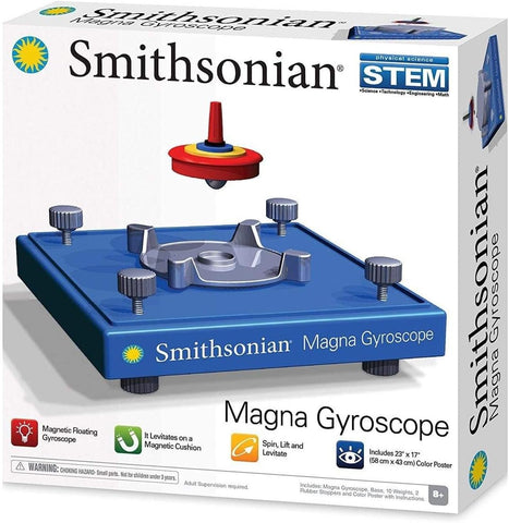 Smithsonian Science Activities Magna Gyroscope Blue 6"x6"