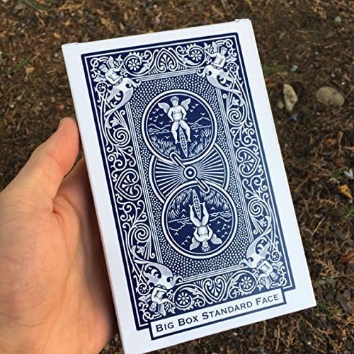 Bicycle Big Box Playing Cards, Pack of 2 Oversized Giant Jumbo Decks, Great for Kids, Seniors and Magic Tricks, 7 x 4.5 Inches