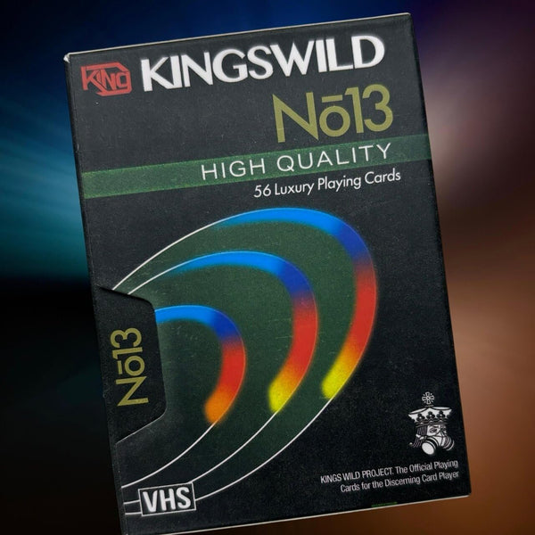 Kings Wild Project VHS 1982 Holographic Playing Cards (2024 State Champs Edition) - Retro Luxury Deck by Jackson Robinson, Collectible Deck