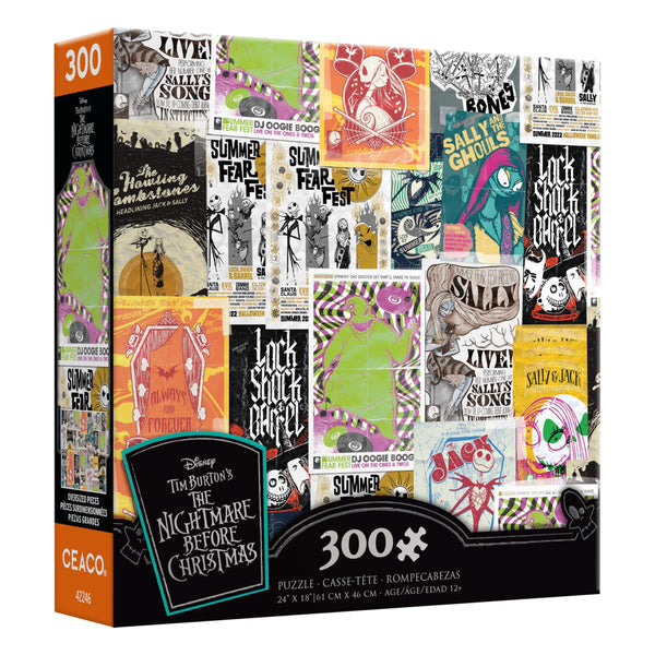 Ceaco - Disney - Tim Burton's The Nightmare Before Christmas - Collage - 300 Piece Jigsaw Puzzle