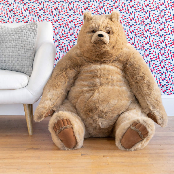 Manhattan Toy Kodiak Bear Jumbo 40" Huggable Stuffed Animal and Plush Room Décor for 4 Years and Up