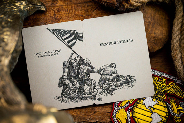 Kings Wild Project Marines Playing Cards – Standard Edition, Poker Size, Custom Index, Collectible Card Deck
