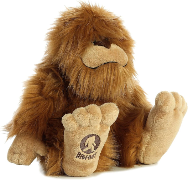 Aurora® Mysterious Fantasy Big Foot Stuffed Animal - Mythical Charm - Imaginative Adventures - Brown 12.5 Inches