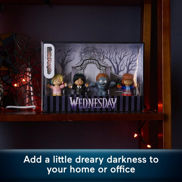 Little People Collector Wednesday TV Series Special Edition Set, 4 Figures in Display Package