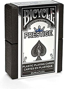 Bicycle Prestige Dura-Flex Playing Cards (Colors May Vary) (4-Pack)