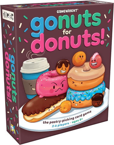 Gamewright - Go Nuts for Donuts - The Pastry-Picking Card Game, 96 months to 156 months