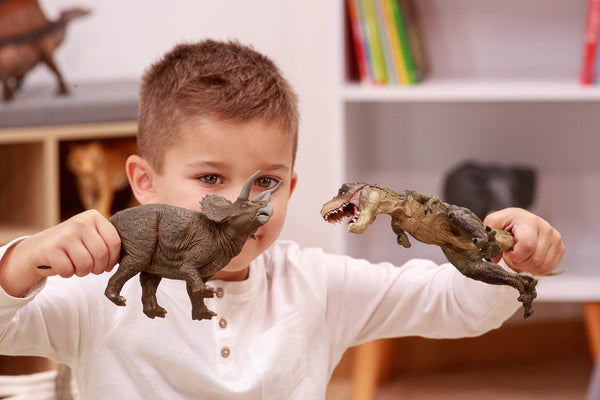 Papo Green Running T-Rex Dinosaur Figure (55027)