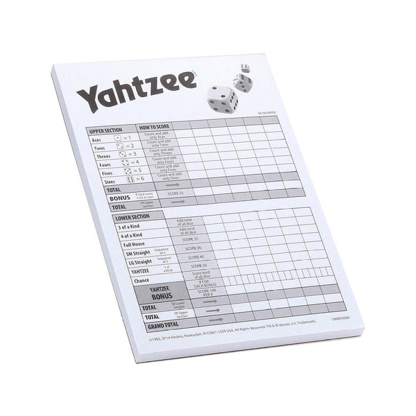 Hasbro Yahtzee Score Cards - Includes 80 Score Sheets For the Yahtzee Dice Game, 2+ Players Ages 8+