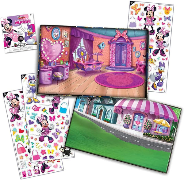 Colorforms — Disney Minnie Mouse Box Set — Pieces Stick Like Magic! — Fun Storytelling Play — Ages 3+
