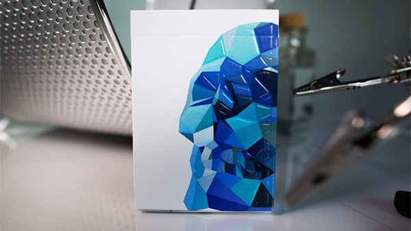 Murphy's Magic Memento Mori Blue Playing Cards Poker Size Deck USPCC Custom Limited Edition