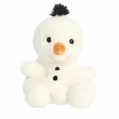 Aurora® Festive Palm Pals™ Freeze Snowman™ Stuffed Animal - Fun Collectible Plush for Kids and Adult Collectors - Perfect for Holiday Decorations or Gifts - White 5 Inches