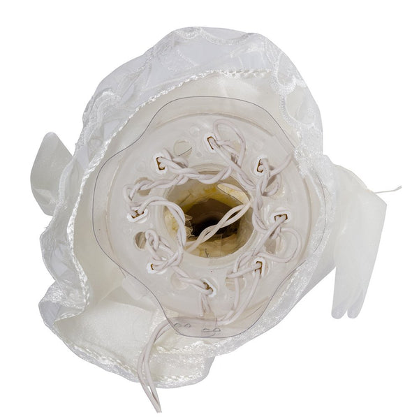 Kurt Adler 10-Inch UL 10-Light Gold/Ivory Angel Treetop