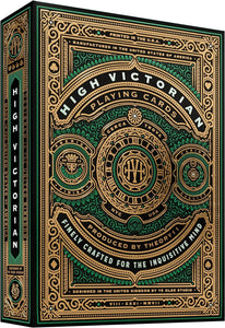 theory11 High Victorian Green Playing Cards, Poker Size Standard Index