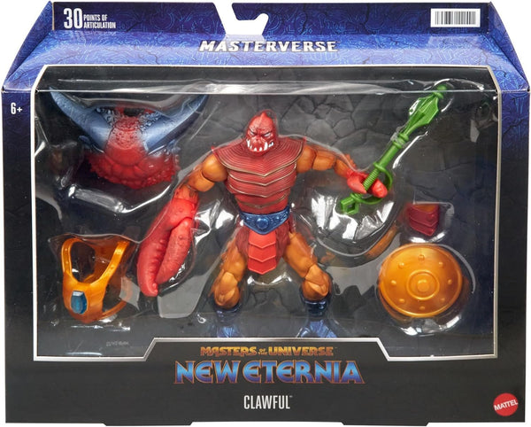 Masters of the Universe Masterverse Action Figure & Accessories, New Eternia Deluxe Clawful, MOTU 7-inch Collectible