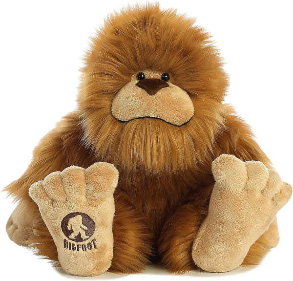 Aurora® Mysterious Fantasy Big Foot Stuffed Animal - Mythical Charm - Imaginative Adventures - Brown 12.5 Inches