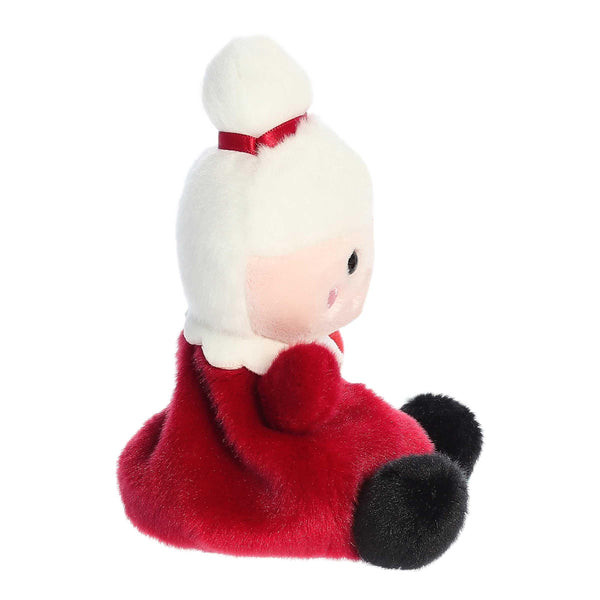 Aurora® Adorable Palm Pals™ Mrs. Claus™ Stuffed Animal - Pocket-Sized Fun - On-The-Go Play - Red 5 Inches