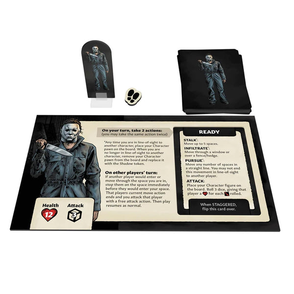 Trick Or Treat Studios Halloween 1978 Hidden Movement Board Game, 1 vs Many Horror Strategy Game, 2-4 Players Ages 14+