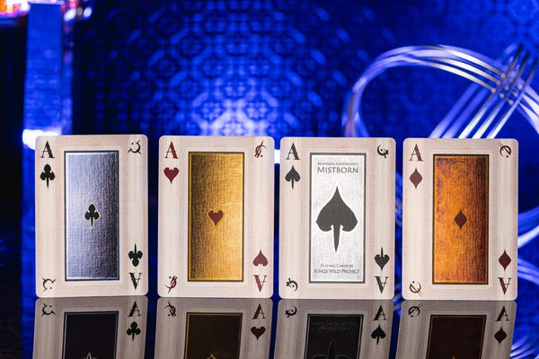 Kings Wild Project Brandon Sanderson's Mistborn Playing Cards - Officially Licensed Premium Collectible Deck by Jackson Robinson, Standard Edition, Poker Size Custom Index