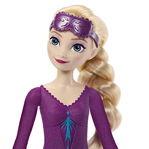 Mattel Disney Frozen Snow Dreams Elsa and Olaf 8-Piece Bedtime Set, Ages 3+
