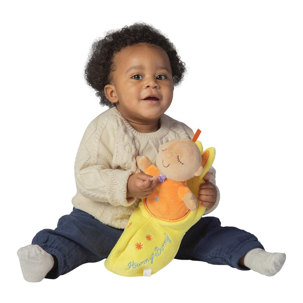 Manhattan Toy Snuggle Pod Hunny Bunny Beige First Baby Doll with Cozy Sleep Sack for Ages 6 Months and Up