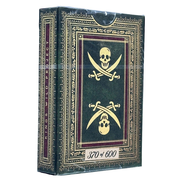 Kings Wild Project A Pirate Carol Limited Edition Playing Cards, Green Tuck