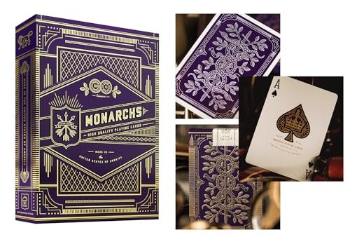 theory11 Playing Cards Ultimate 6 Deck Collector's Bundle - Citizens, High Victorian Green, High Victorian Red, Monarchs Blue, Monarchs Purple and Provision