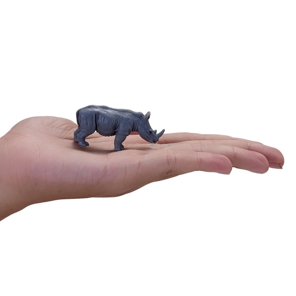 MOJO Mini African Wildlife Animals Playset, 12 Hand-Painted Mini Animal Figures, Realistic Highly Detailed PVC Safari Wildlife Figurines, UK Designed, Ages 3+