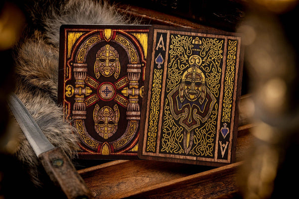Kings Wild Project Beowulf Luxury Playing Cards - Standard Edition, Poker Size Custom Index, Literature-Themed Collectible Deck