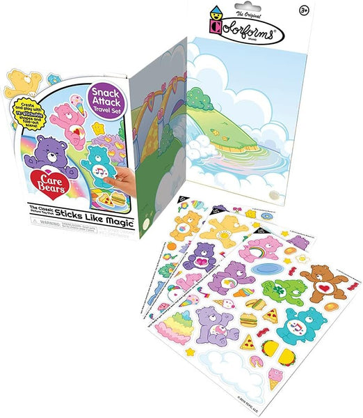 Colorforms Travel Play Set - Care Bears - The Classic Picture Toy That Sticks Like Magic - for Ages 3+