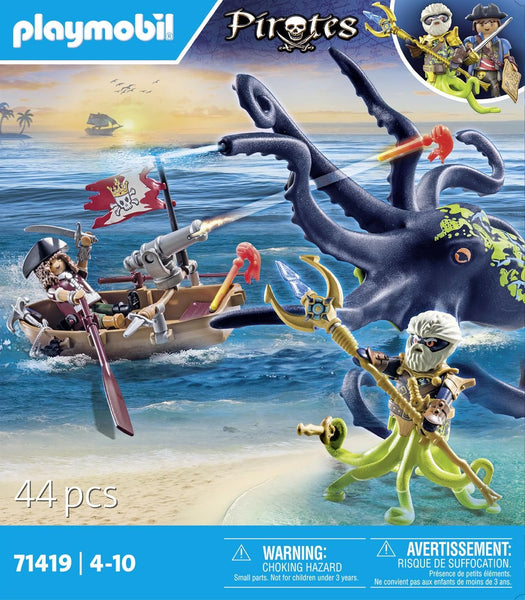 Playmobil Pirates: Battle with The Giant Octopus (71419)