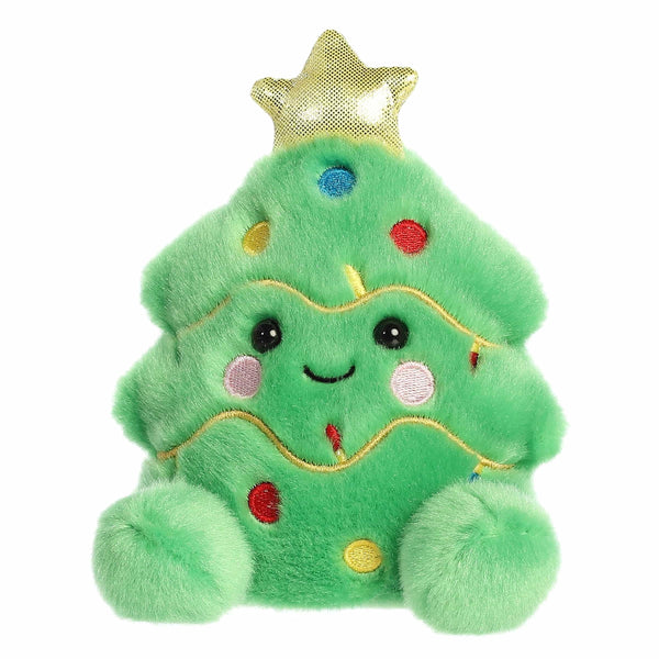 Aurora® Festive Palm Pals™ Douglas Christmas Tree™ Stuffed Animal - Fun Collectible Plush for Kids and Adult Collectors - Perfect for Holiday Decorations or Gifts - Green 5 Inches