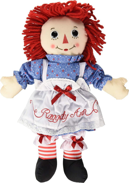 Bundle of 2 Aurora Dolls - Large 16'' Classic Raggedy Ann and Raggedy Andy
