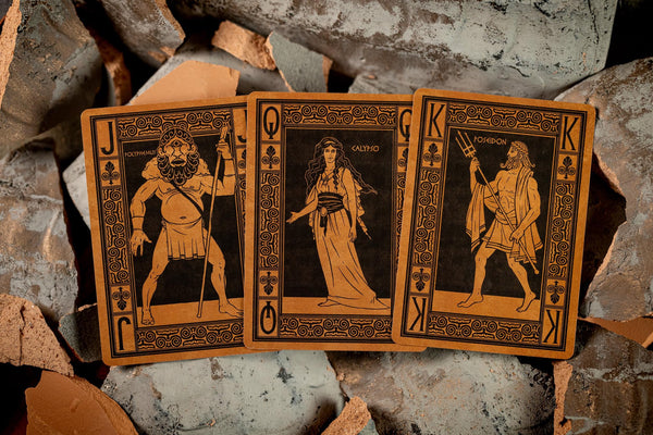 Kings Wild Project The Odyssey Luxury Playing Cards - Standard Edition, Poker Size Custom Index, Literature-Themed Collectible Deck
