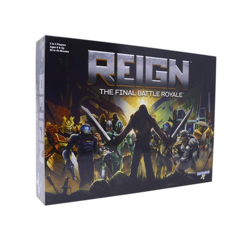 PlayMonster - Reign - The Final Battle Royale - Who Will be Left Standing? - Strategy Board Game, 2-4 Players Ages 8+