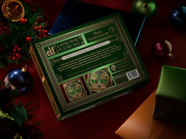 theory11 Elf Jigsaw Puzzle - A Short Story of a Tall Tale - Officially Licensed 1,000 Piece Intermediate Puzzle for Ages 14+
