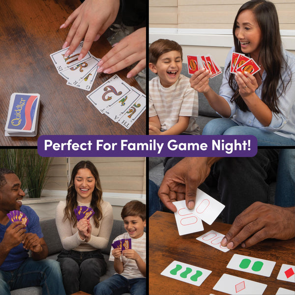 PlayMonster Five Crowns Collection 4-Game Bundle - Five Crowns, SET, Quiddler, and Karma Card Games, 1+ Players Ages 8+