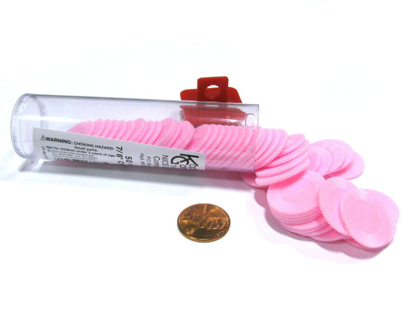 Koplow Games Pink Mini Poker Chip 7/8in Tube of 50ea