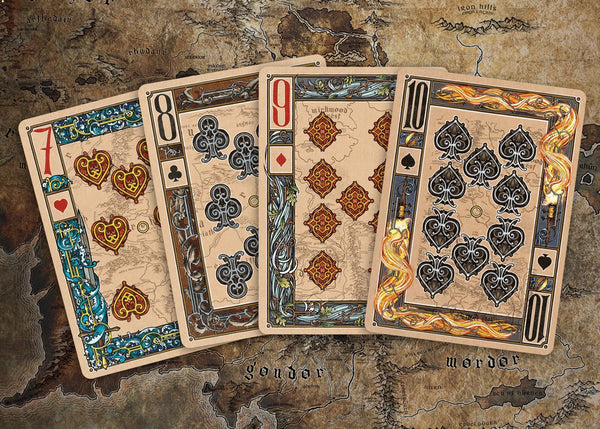 Kings Wild Project The Lord of The Rings: The Two Towers Luxury Playing Cards, Standard Edition, Poker Size Custom Index