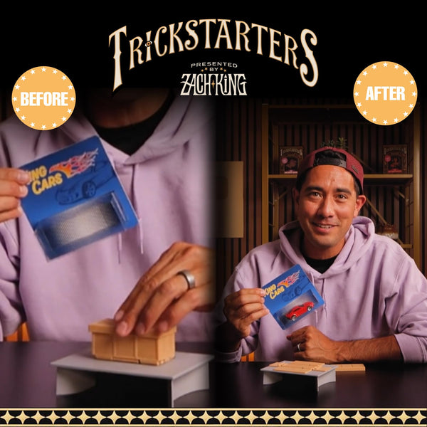 theory11 & Zach King Trickstarters Vanishing Car Magic Trick | Make a Toy Car Vanish & Reappear | Easy-to-Learn Illusion for All Ages