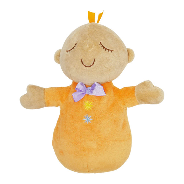 Manhattan Toy Snuggle Pod Hunny Bunny Beige First Baby Doll with Cozy Sleep Sack for Ages 6 Months and Up